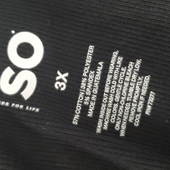 SO top women's size 3X blue high neck tank top - Picture 6 of 7